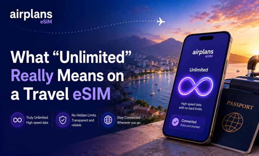 What “Unlimited” Really Means on a Travel eSIM